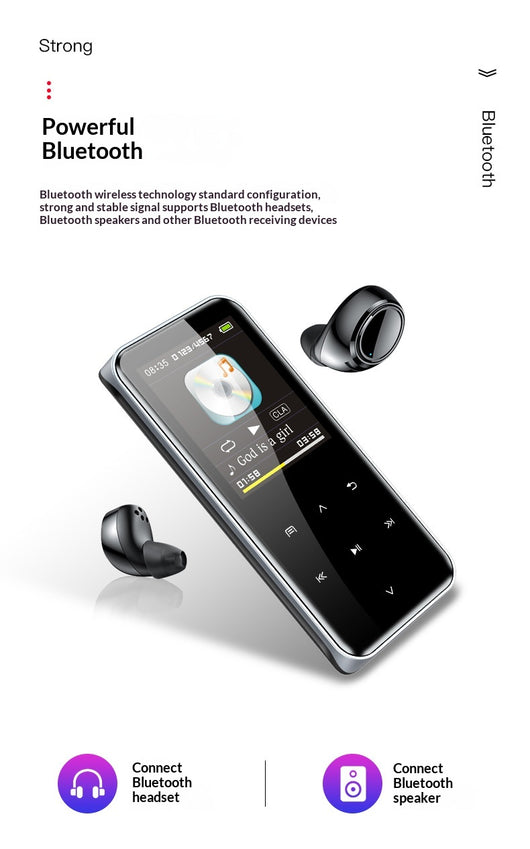 Reproductor MP4 Portátil M22 con Pantalla Táctil 1.8" y Bluetooth para Estudiantes - Image 12