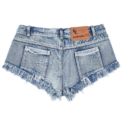 Shorts de Mezclilla Talle Alto Tendencia Verano para Mujer - Image 3