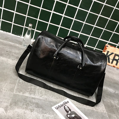 Bolsa de Viaje de Gran Capacidad PU - Equipaje Portátil con Correa Diagonal - Image 2
