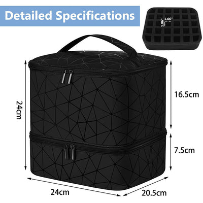 Bolsa Organizadora de Esmaltes Doble Capa Impermeable - Image 2