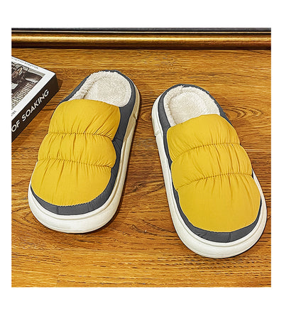 Pantuflas de Dos Colores para Hombre con Felpa Suave - Image 2