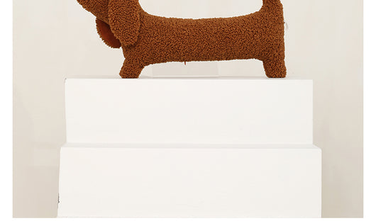 Almohada Peluche Perro Salchicha Adorable para el Hogar - Image 12