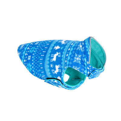 Abrigo Polar Navideño Reversible para Perros - Image 18