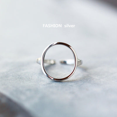 Anillo de Pluma Retro Abierto - Joyería de Moda Europea Personalidad Negra - Image 5