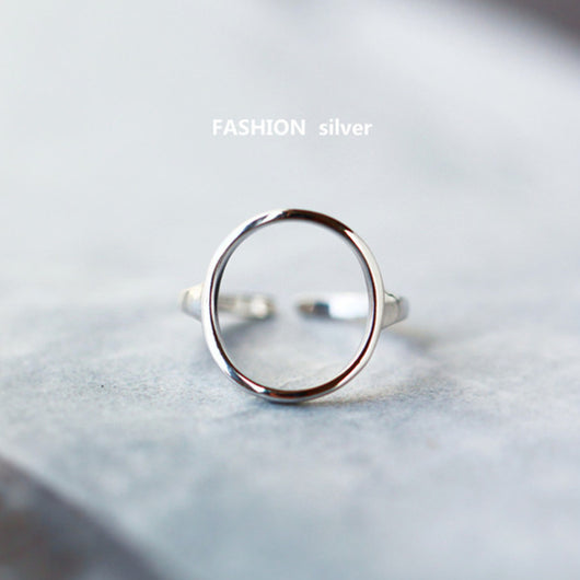 Anillo de Pluma Retro Abierto - Joyería de Moda Europea Personalidad Negra - Image 5