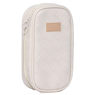 Estuche Escolar Tejido con Diseño Cuadros Diamante - Gran Capacidad - Image 5