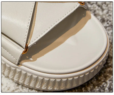 Sandalias Planas de Cuero con Plataforma para Mujer - Image 11