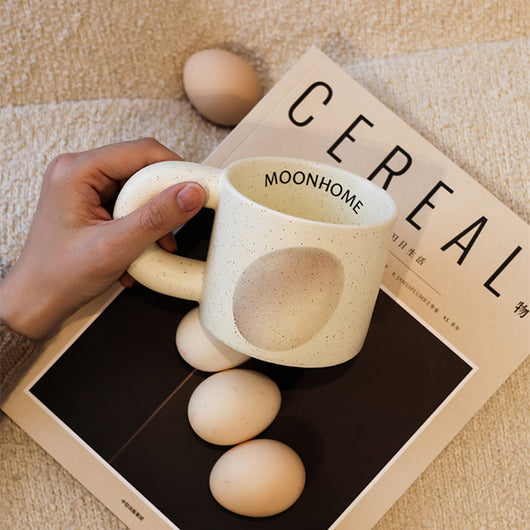 Taza de Cerámica para Pareja - Diseño Huevo Raw - Image 5