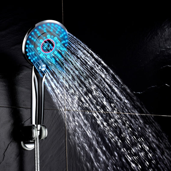 Cabezal de Ducha LED con Pantalla de Temperatura Luminosa