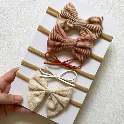 Set de 5 Diademas con Moños para Bebé - Image 7