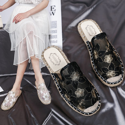 Pantuflas Cómodas con Suela de Cáñamo y Tendón - Image 10