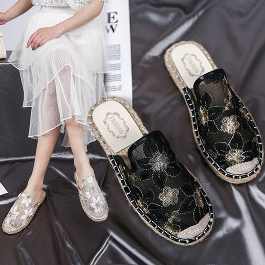 Pantuflas Cómodas con Suela de Cáñamo y Tendón - Image 10