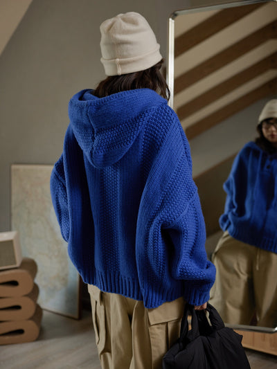 Suéter Tejido con Capucha para Mujer - Colección Otoño Invierno - Image 6