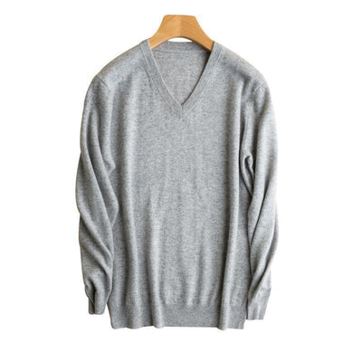 Suéter Holgado de Lana para Hombre - Pullover Casual de Color Sólido - Image 38