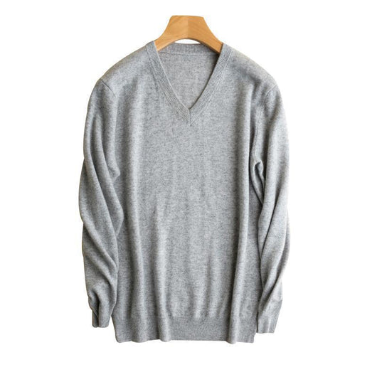 Suéter Holgado de Lana para Hombre - Pullover Casual de Color Sólido - Image 38