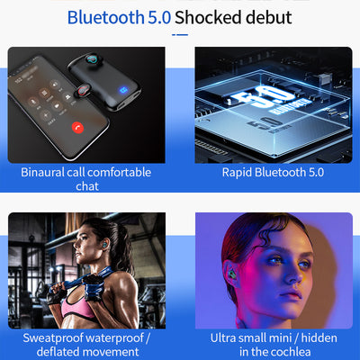 Auriculares Deportivos Bluetooth con Cancelación de Ruido y Pantalla Digital - Image 14