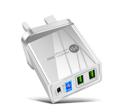 Cargador Rápido Dual USB con Tecnología PD - Multi-Puerto - Image 8
