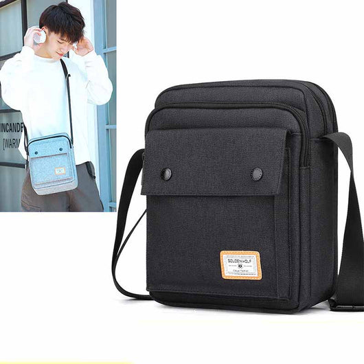 Bolsa Mensajera Casual para Hombre con Compartimentos de Almacenamiento - Image 5