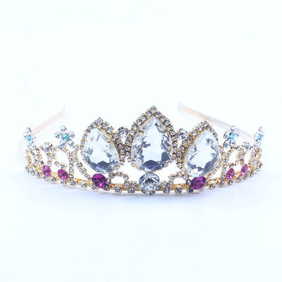 Corona de Novia Estilo Europeo con Cristales Brillantes - Image 7