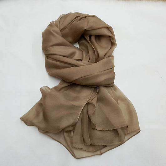 Pañuelo de Seda Elegante Liso para Mujer - Todas las Estaciones - Image 6