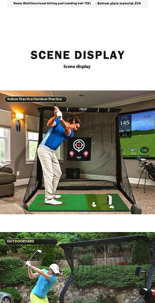 Tapete de Práctica Golf Multifuncional PGM para Interior - Image 19