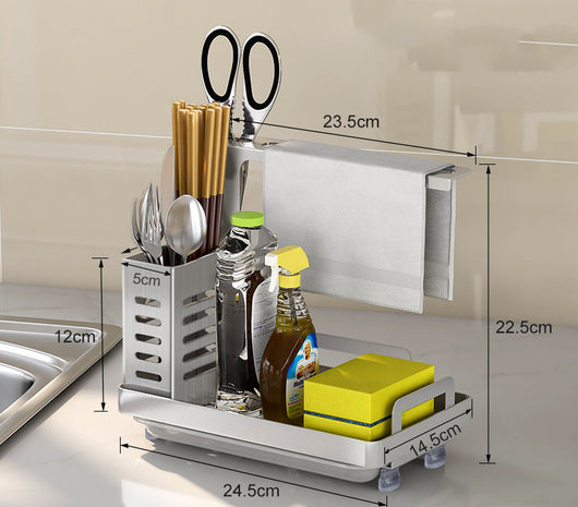 Organizador de Cocina Escurridor de Trapos y Esponjas - Image 3
