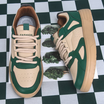 Zapatillas de Skate Clásicas Bajas Blancas para Parejas y Estudiantes Casuales - Image 4