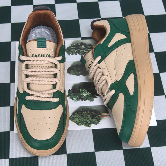 Zapatillas de Skate Clásicas Bajas Blancas para Parejas y Estudiantes Casuales - Image 4
