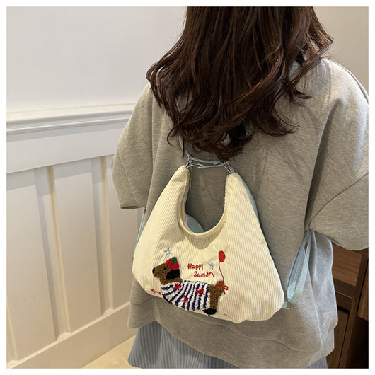 Bolso Tote Retro de Gran Capacidad para Mujer - Bolsa Casual de Hombro - Image 47