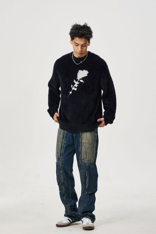 Suéter Tipo Pullover Unisex en Jacquard con Textura Afelpada - Image 9