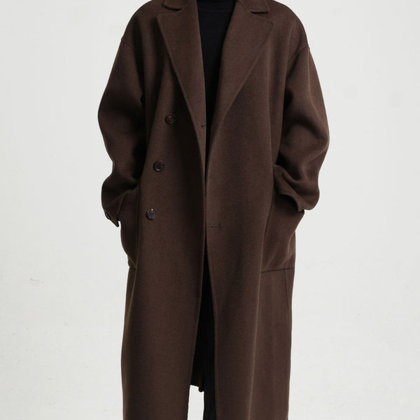 Abrigo de Lana Doble Faz para Hombre - Elegancia y Calidez