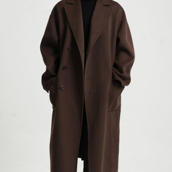 Abrigo de Lana Doble Faz para Hombre - Elegancia y Calidez