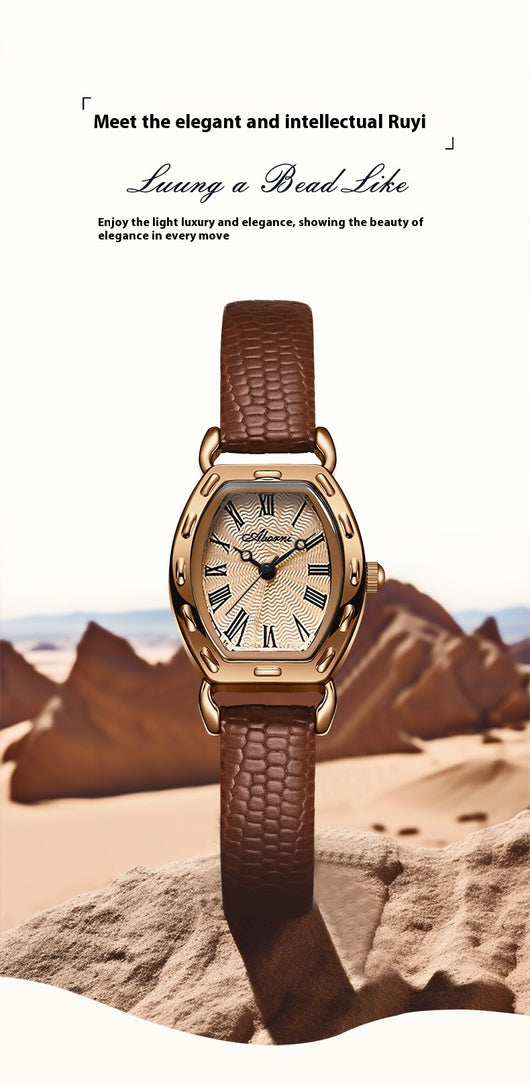 Reloj de Barril Retro Cuarzo para Mujer - Image 11