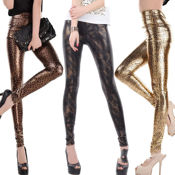 Leggings Talle Alto Ajustado con Tobillera Delgada