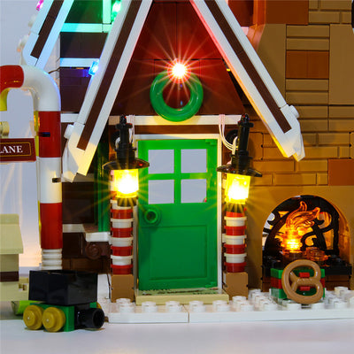 Luces LED para Casa de Jengibre de Bloques de Construcción - Image 12