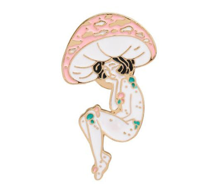 Broche Seta Roja Girl en Aleación con Efecto Drip - Image 11