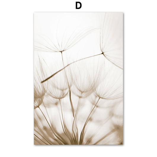 Cuadro Decorativo Flores Silvestres en Lienzo - Diente de León Blanco para Sala - Image 2
