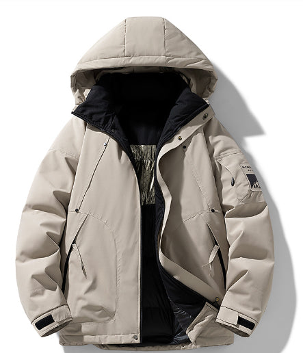 Chaqueta Acolchada Deportiva Casual para Hombre - Abrigo de Invierno - Image 3