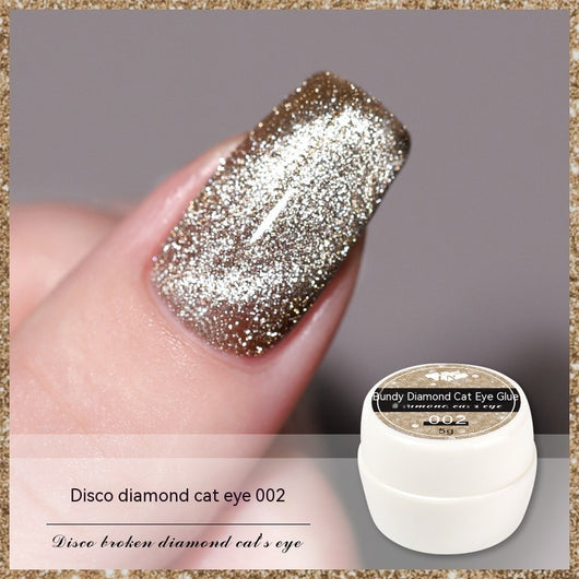 Esmalte de Uñas Gel Ojo de Gato Reflectante con Efecto Diamante - Image 4