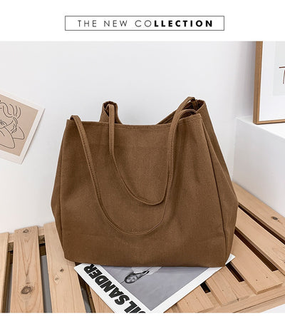Bolsa de Compras Artística de Lona Grande con Capacidad Amplia - Image 15