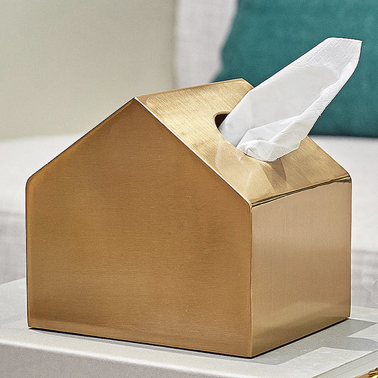 Dispensador de Pañuelos en Latón - Diseño Elegante para el Hogar - Image 5