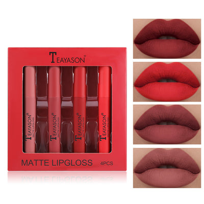 Set de Labiales Mate Aterciopelados y Brillos Líquidos - Image 3