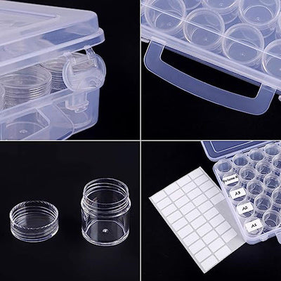Caja de Almacenamiento Organizadora para Pintura de Diamantes con Botellas Plásticas - Image 4