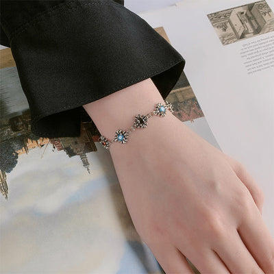 Pulsera de Plata 925 Margarita Vintage Diseño Original Joyería Artesanal - Image 2