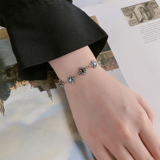 Pulsera de Plata 925 Margarita Vintage Diseño Original Joyería Artesanal - Image 2