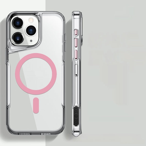 Funda Protectora Magnética Transparente Antiimpactos para Celular