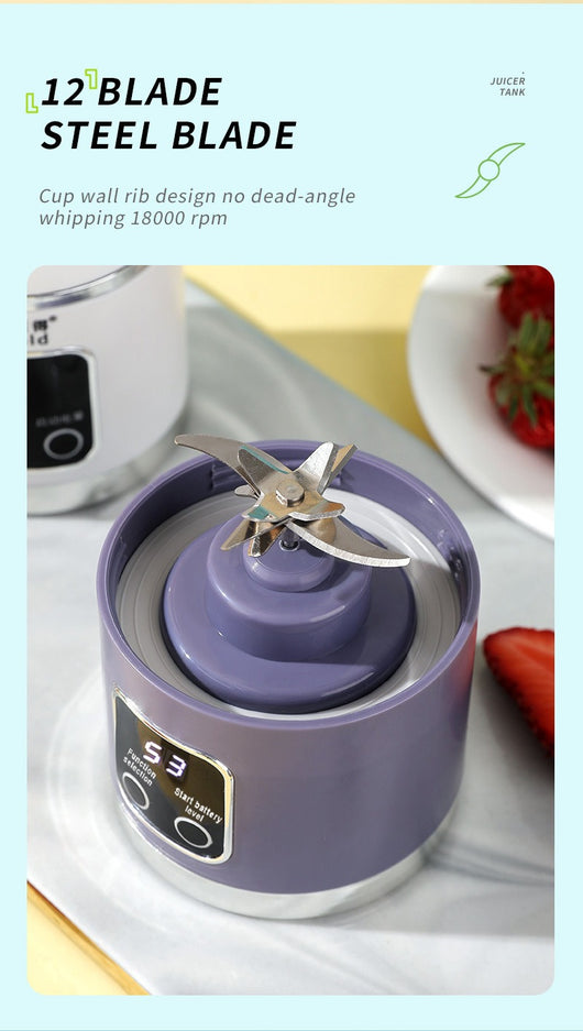 Exprimidor Portátil Recargable - Vaso Multifuncional para Jugos Frescos - Image 12