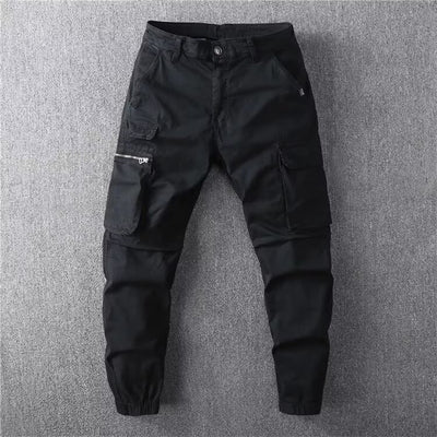 Pantalones Jogger Retro Casual de Pierna Ancha para Trabajo - Image 13