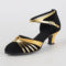 Zapatos de Baile Latino Modernos con Tacón Cuadrado para Mujer - Image 3