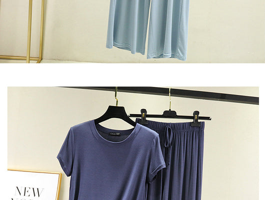 Conjunto de Casa Cómodo Estilo Coreano Talla Grande Mujer - Image 11